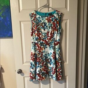 Tahari ASL Multicolor Floral Dress